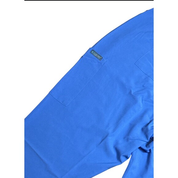 Med Couture Women's Energy Smocked Waist Cargo Jogger Scrub Pant CEIL BLUE 2XL - Picture 9 of 11